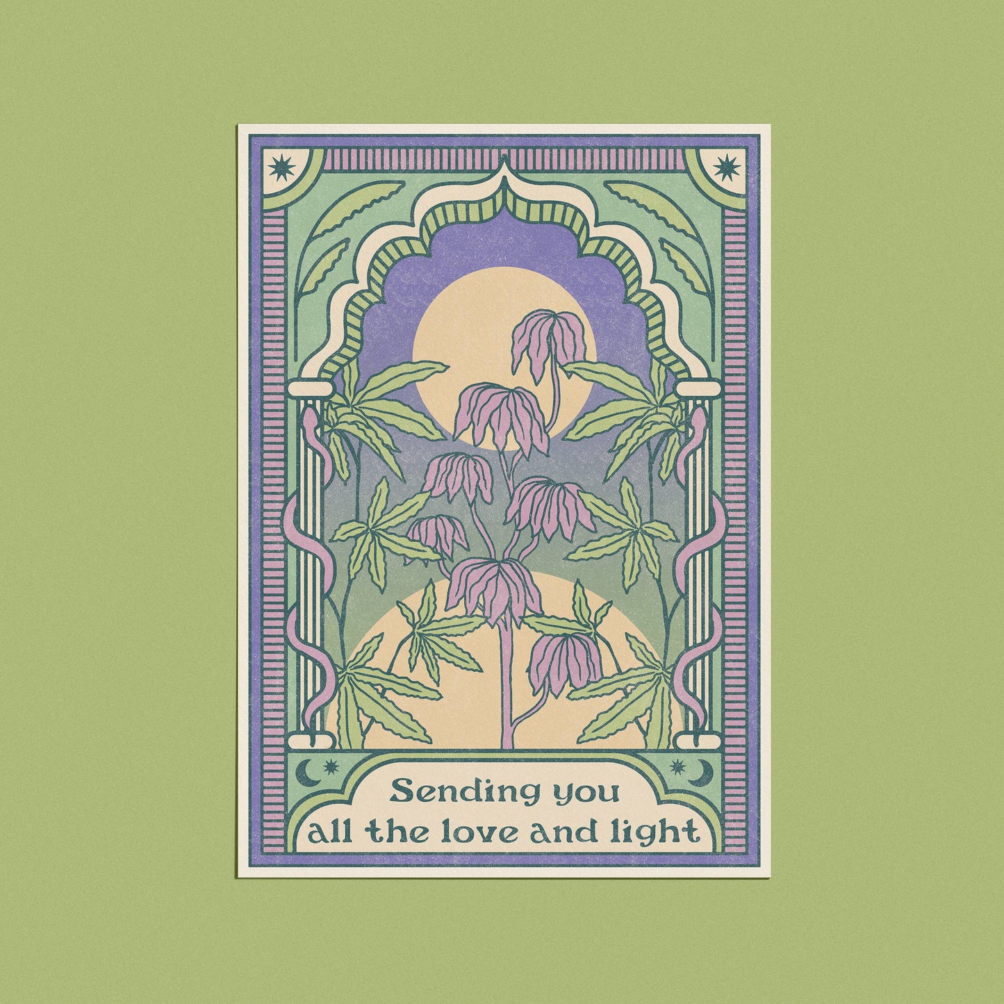 Sending you all the love and light Card