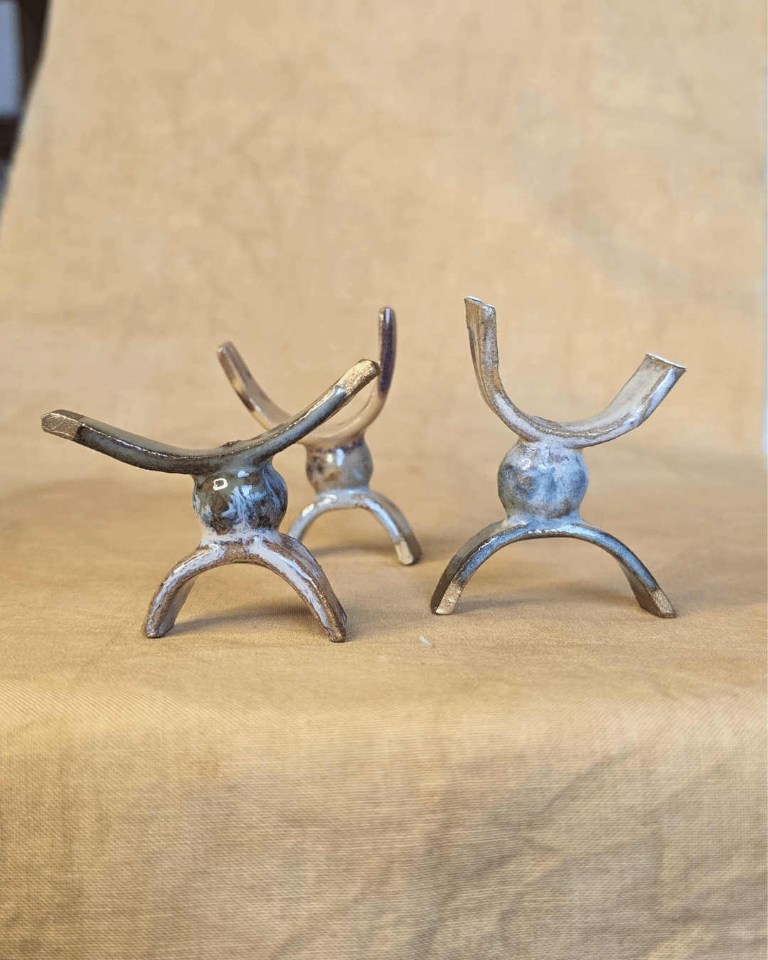 Strike a Pose - Assorted Yoga Inspired Ceramic Incense Holders