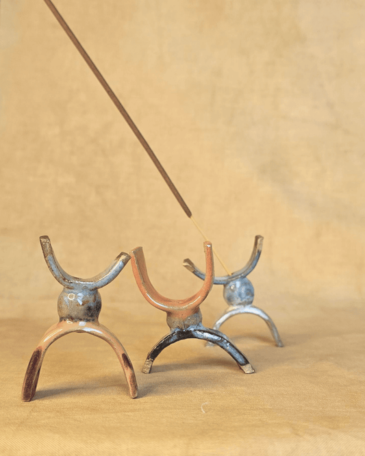 Strike a Pose - Assorted Yoga Inspired Ceramic Incense Holders