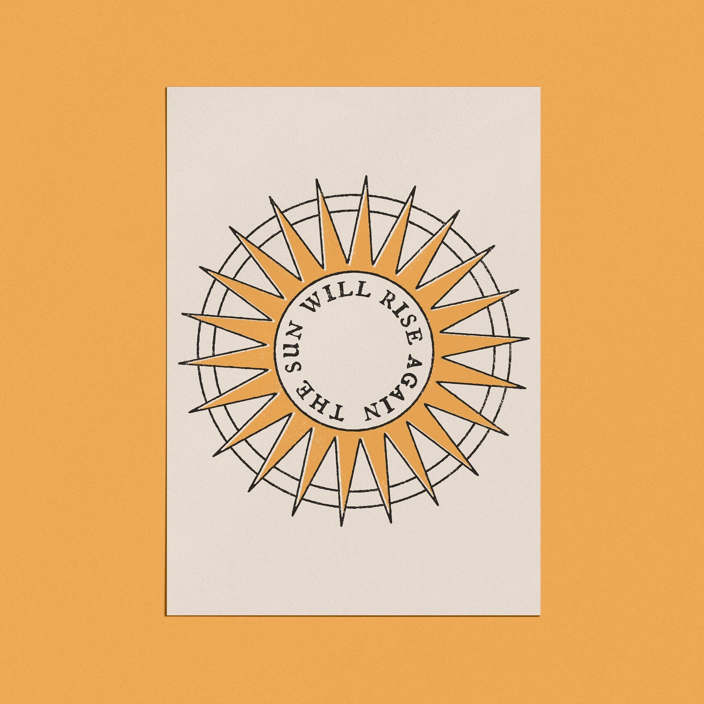 The Sun Will Rise Again Card