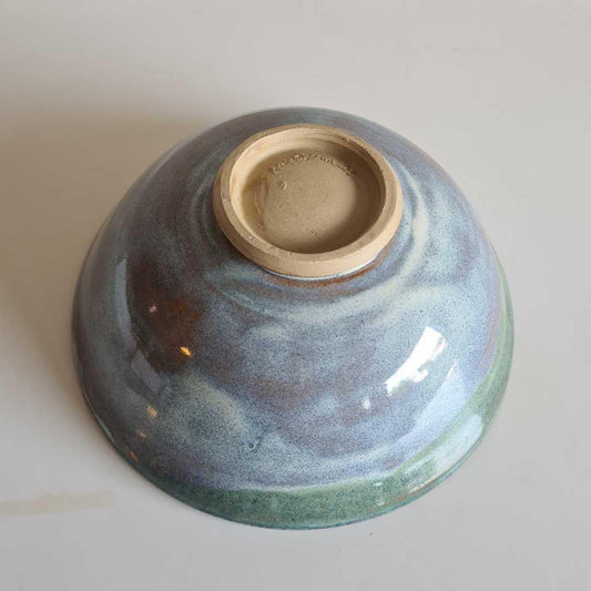 Serving Bowl - Large Blue - Arctic Tundra - Handcrafted Pottery by Kate - Considered.Store