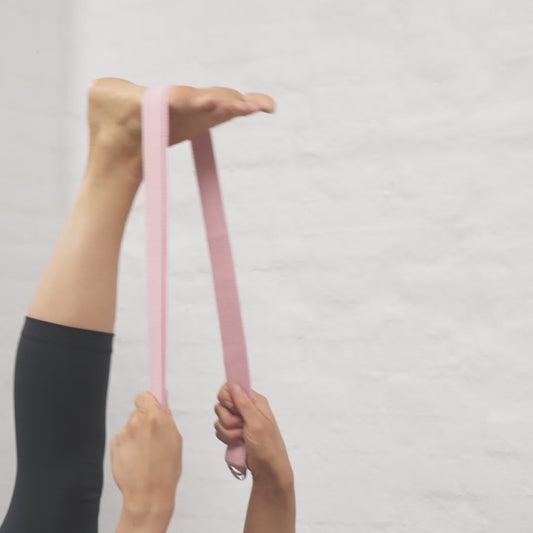Yoga Strap - 2 in 1 (Dusty Pink)
