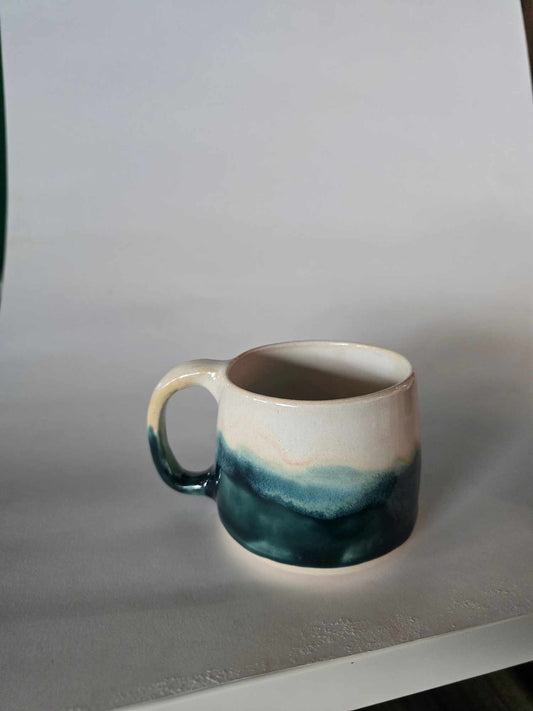 Green layer mug