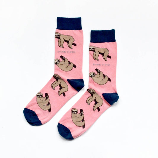 Sloth Socks | Bamboo Socks | Salmon Socks | Sleepy Socks