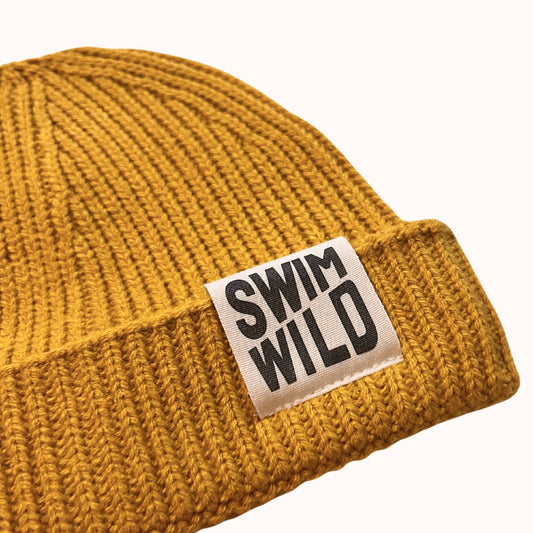 Fishermans knit Hat - Mustard