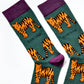 Tiger Socks | Bamboo Socks | Green Socks | Asia Socks