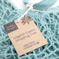 Organic Cotton Reusable Tote Bag - Blue Crochet - Considered Store