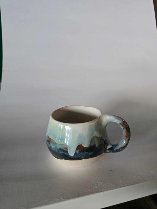 Swirly Green Glob Mug