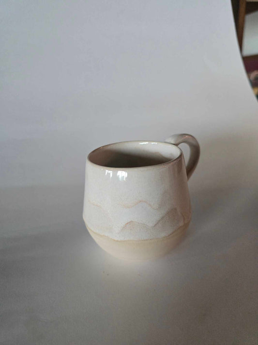 White cascade mug