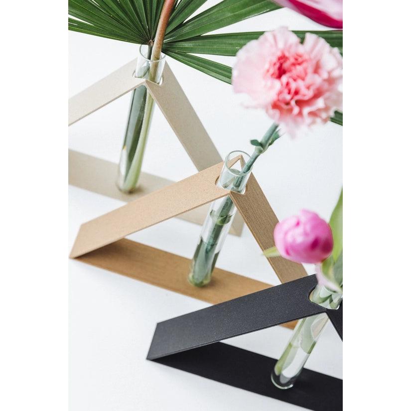 Zero Waste - Triangle Flower Vase - Recycled 3D Printed Propogation Stand - Considered Store