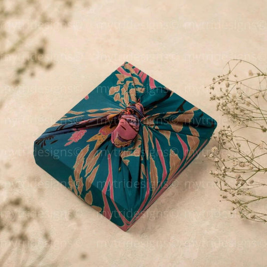 Reusable Sari Gift Wrap (Medium) Recycled and Unique Wrapping Alternative - Considered Store - 1